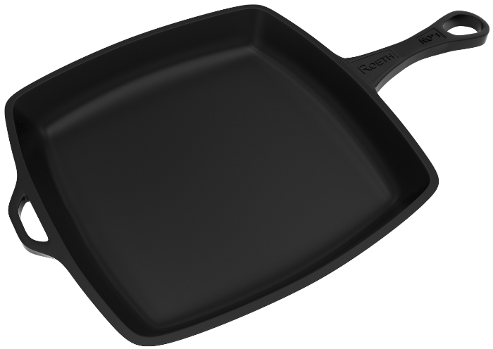 Fyearfly Gusseisen Bratpfanne 20cm - Emailliert Für Camping & Küche